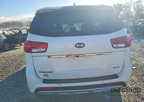 2018 Kia Sedona Sxl z USA, uszkodzony, nr VIN KNDME5C19J6356367